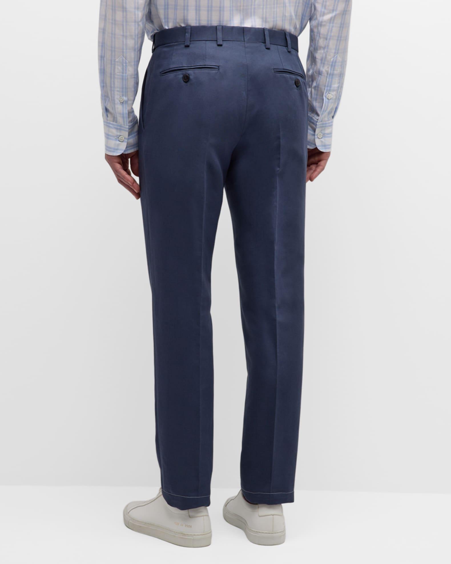 Men's Journey Slim Linen Trousers Product Image