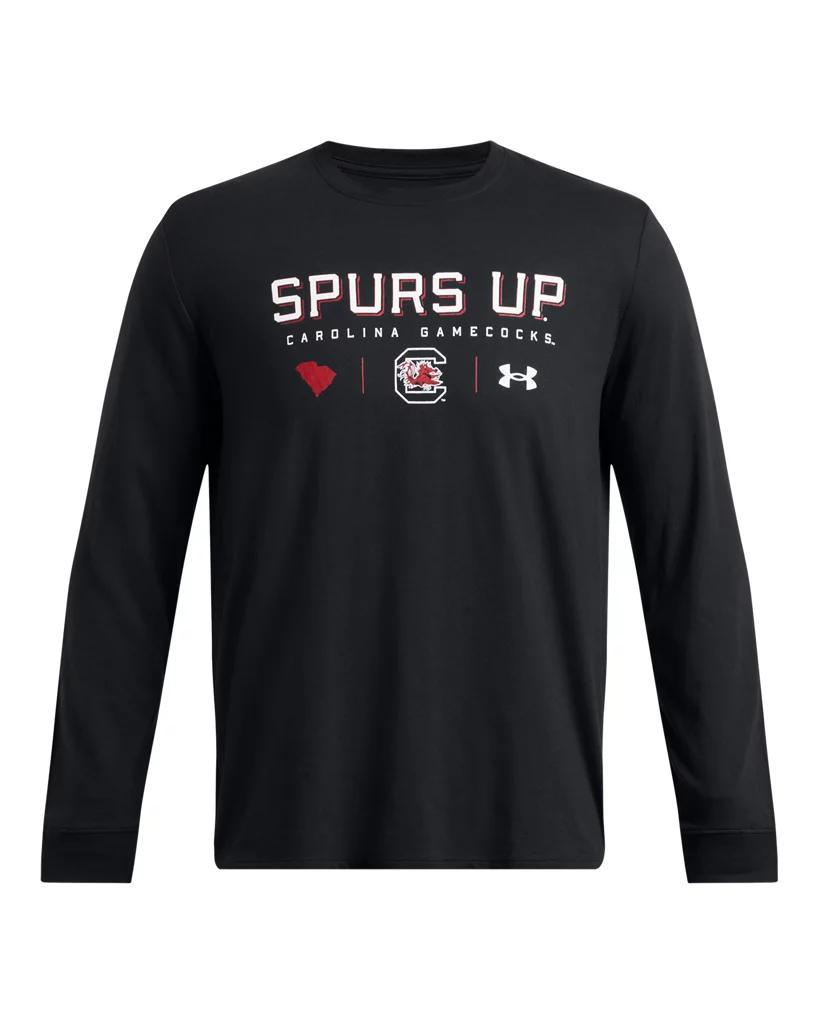 Men's UA Performance Cotton Collegiate Long Sleeve Product Image