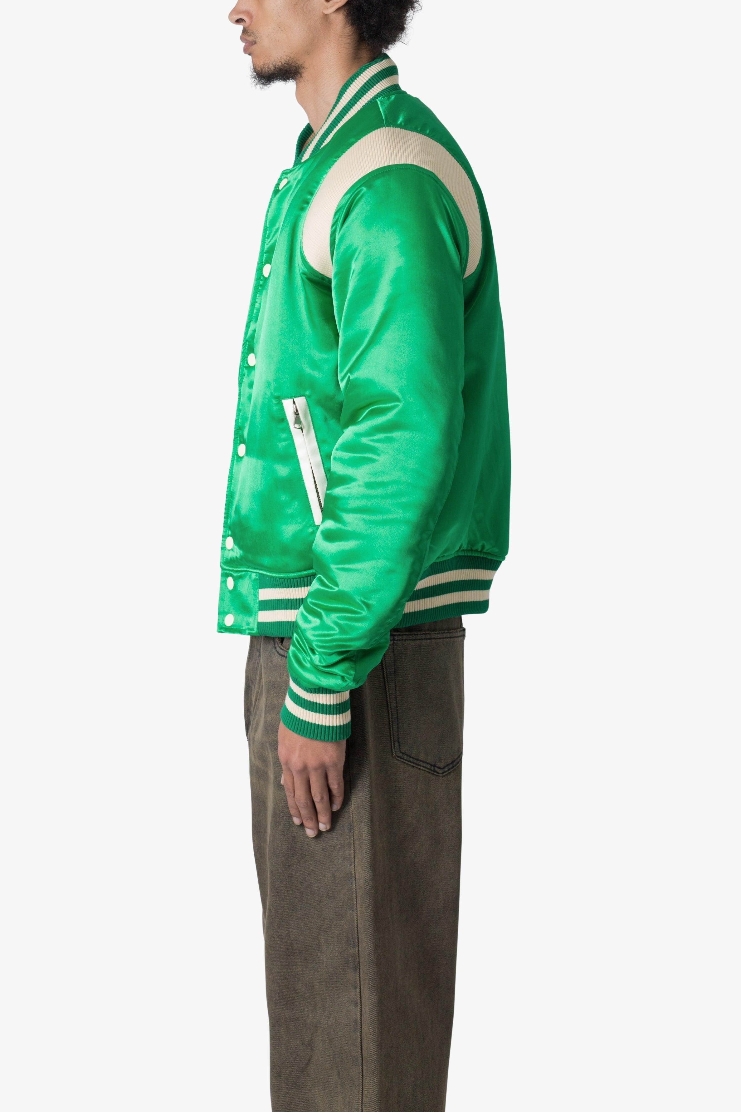 Classic Varsity Jacket - Green Product Image