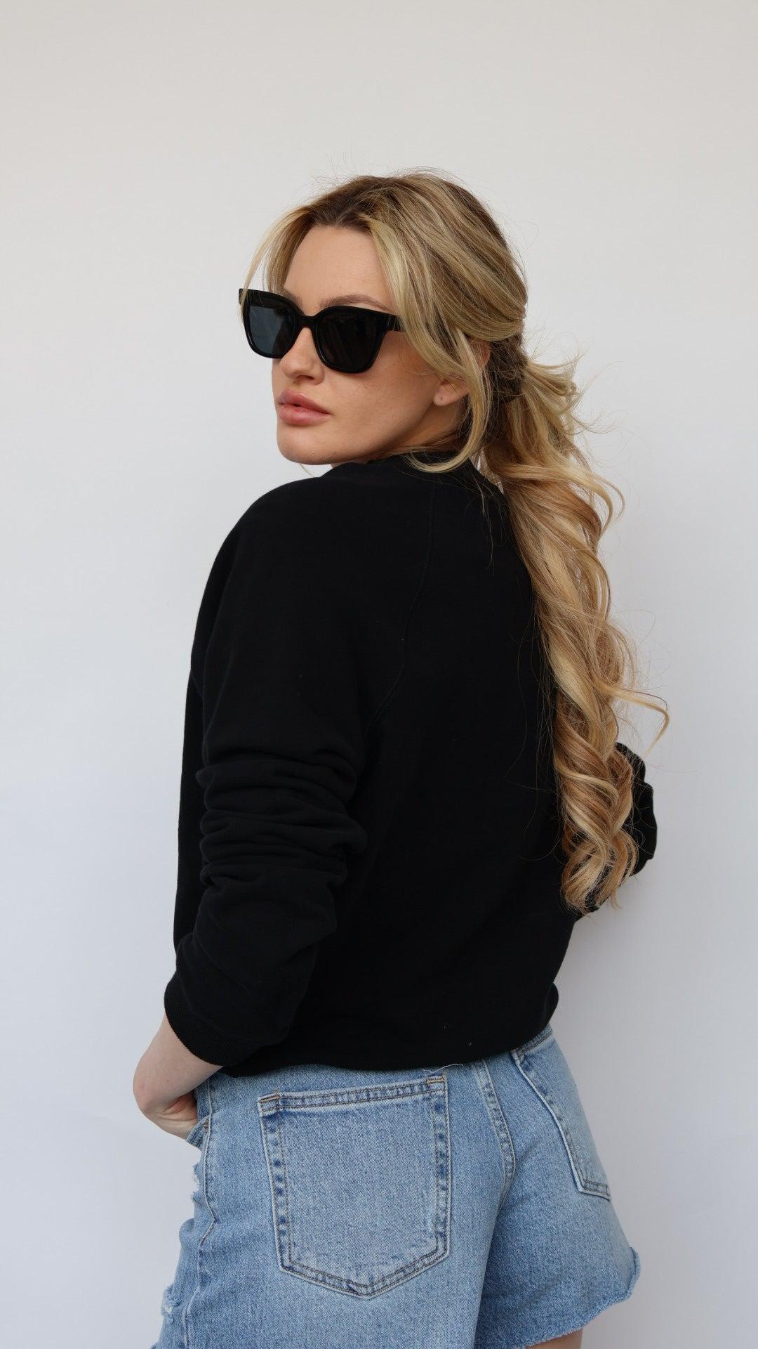The Perfect Cotton Crew Neck Sweatshirt Product Image