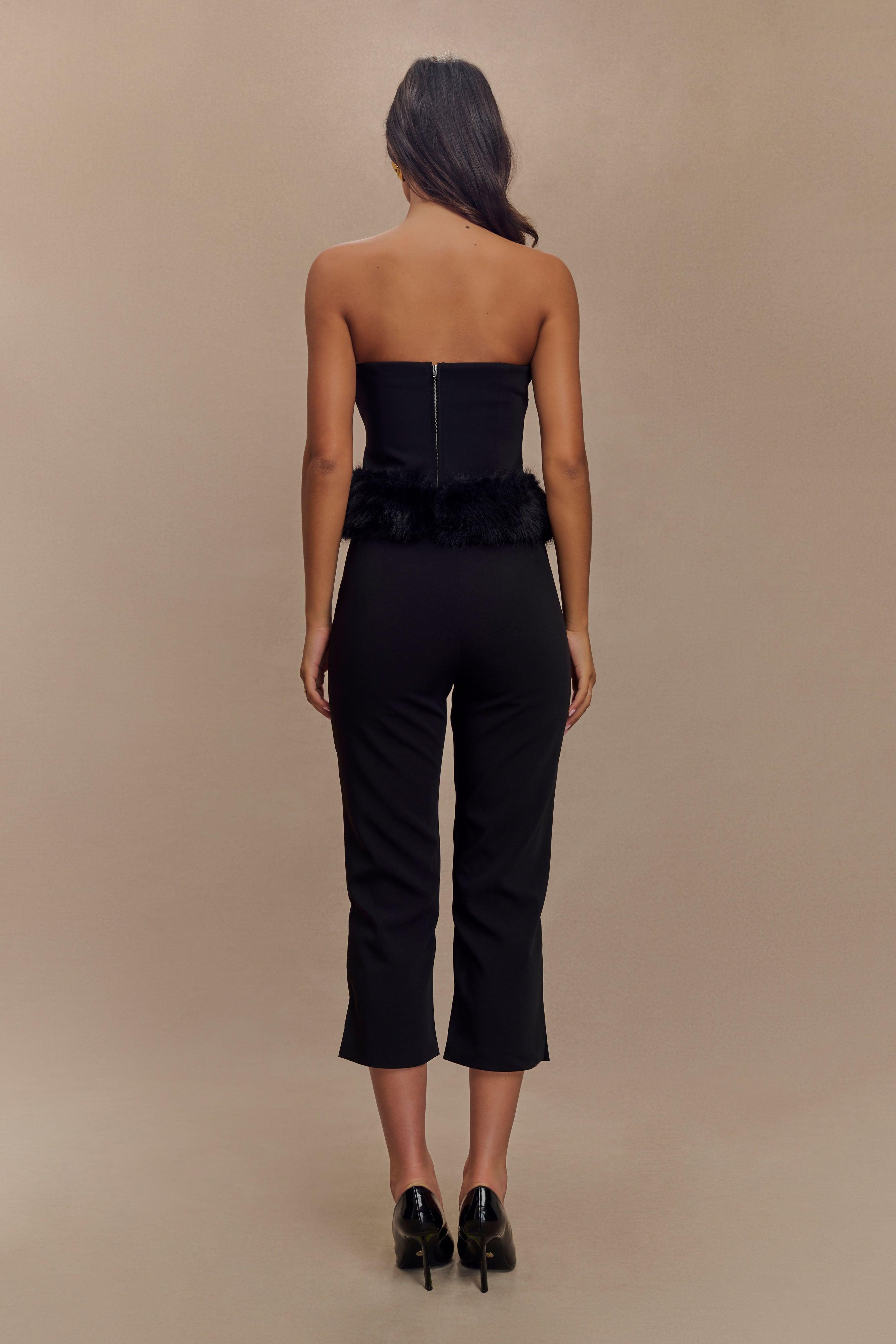 Nola Suiting Capri Pants - Black Product Image