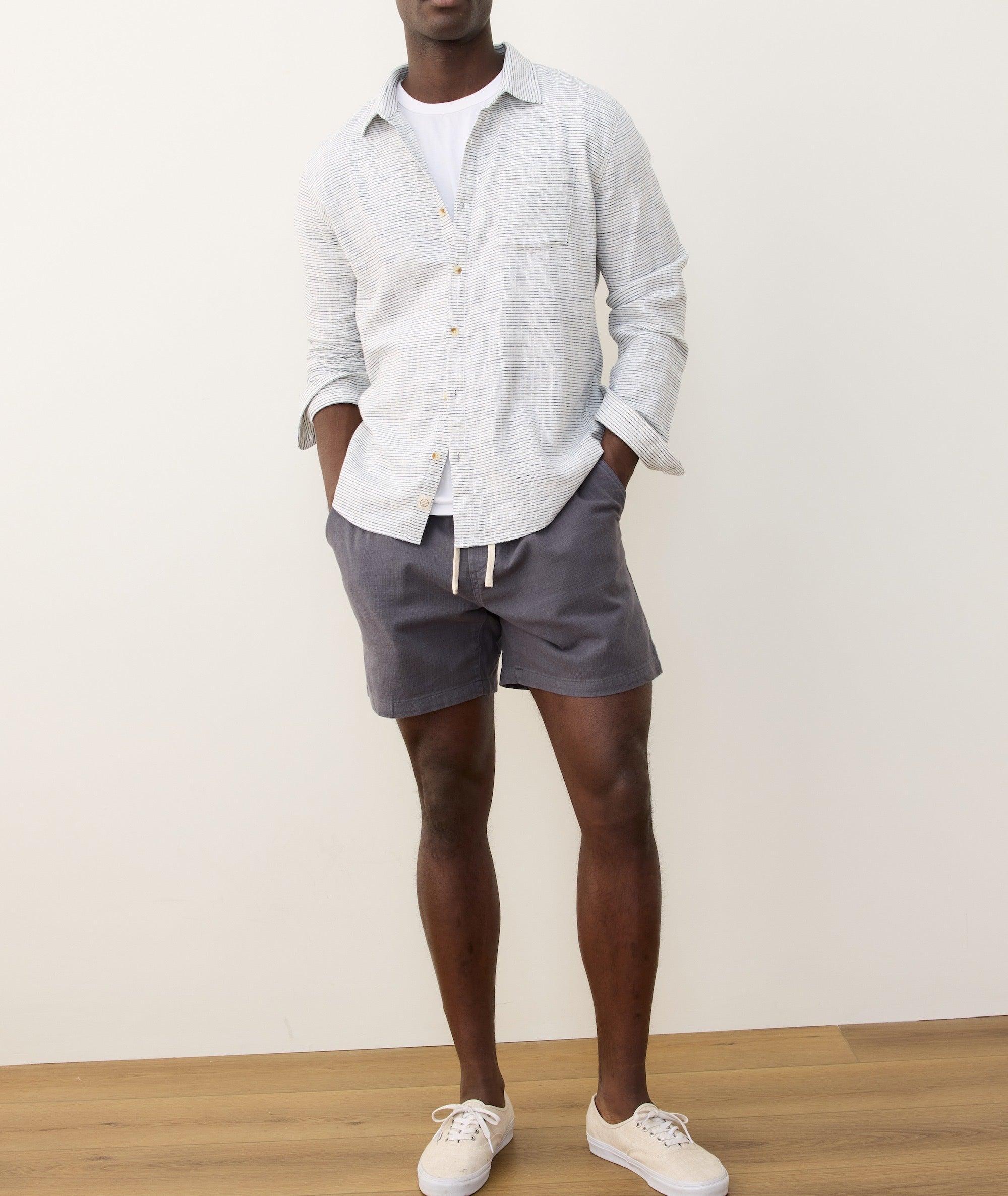 Stretch Selvage Long Sleeve Shirt Product Image