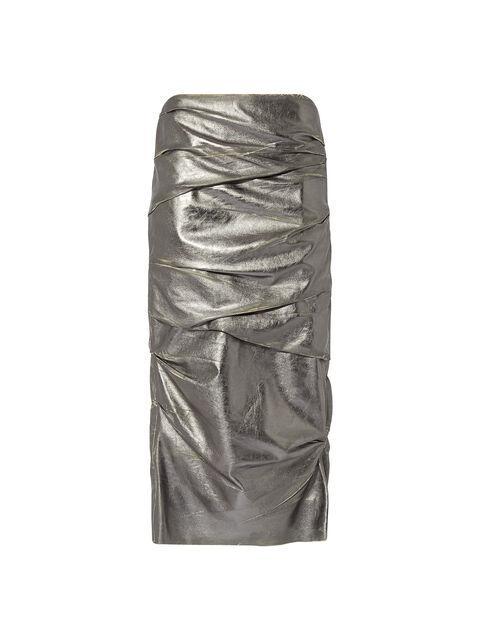 Silver midi skirt Product Image