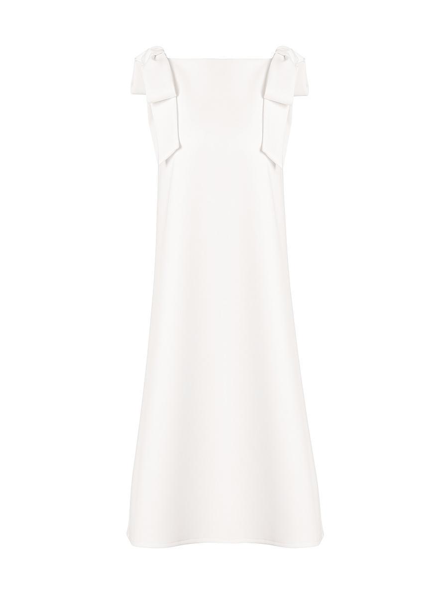 Womens Bow Strap Shift Dress Product Image