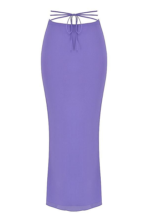Amalfi  violet cutout maxi skirt Product Image