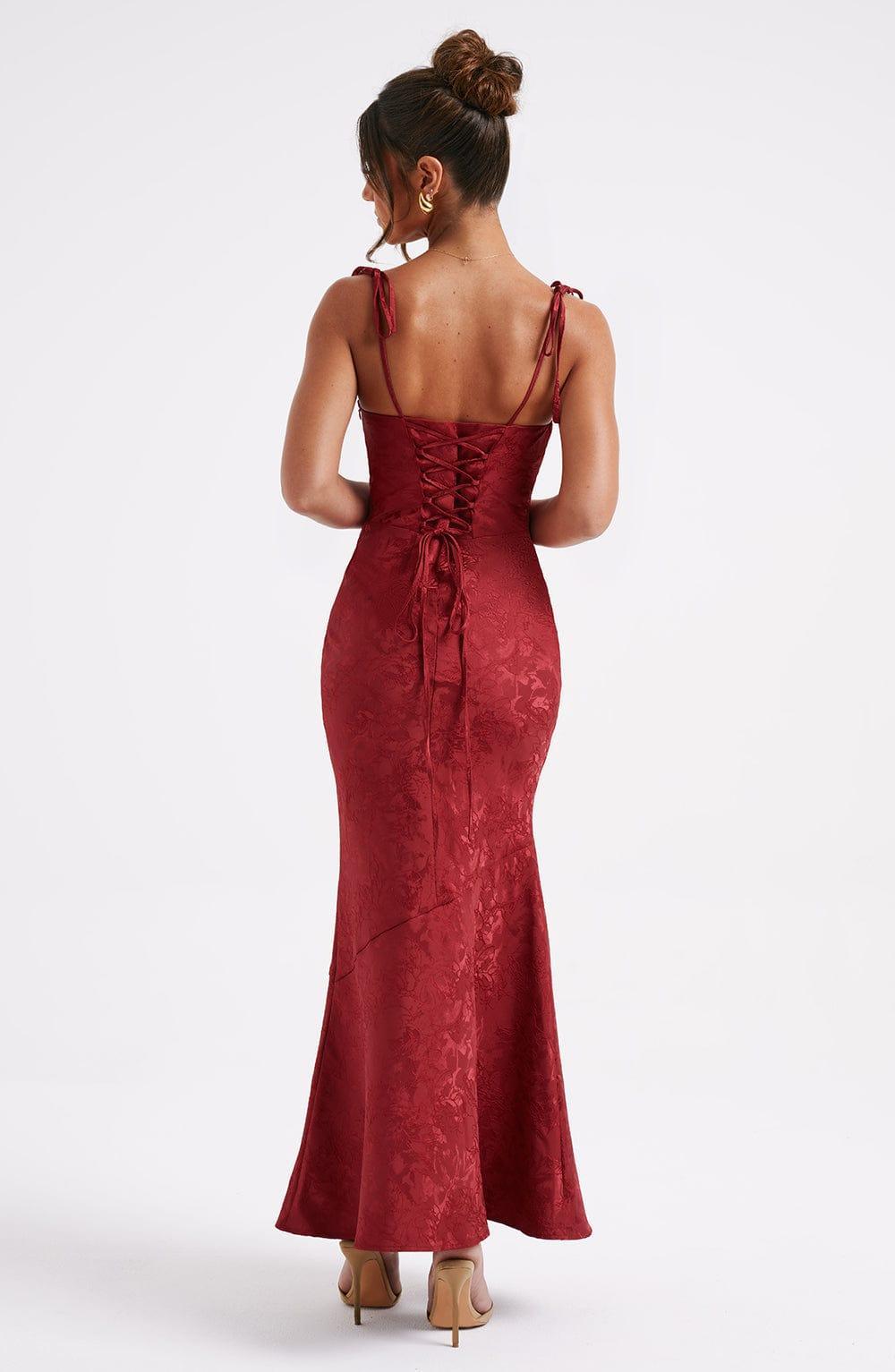 Whitney Maxi Dress - Red Product Image