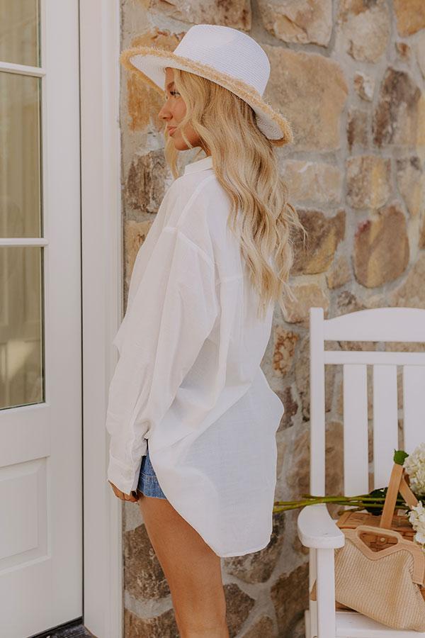 Beachy Breeze Oversized Button Up Product Image