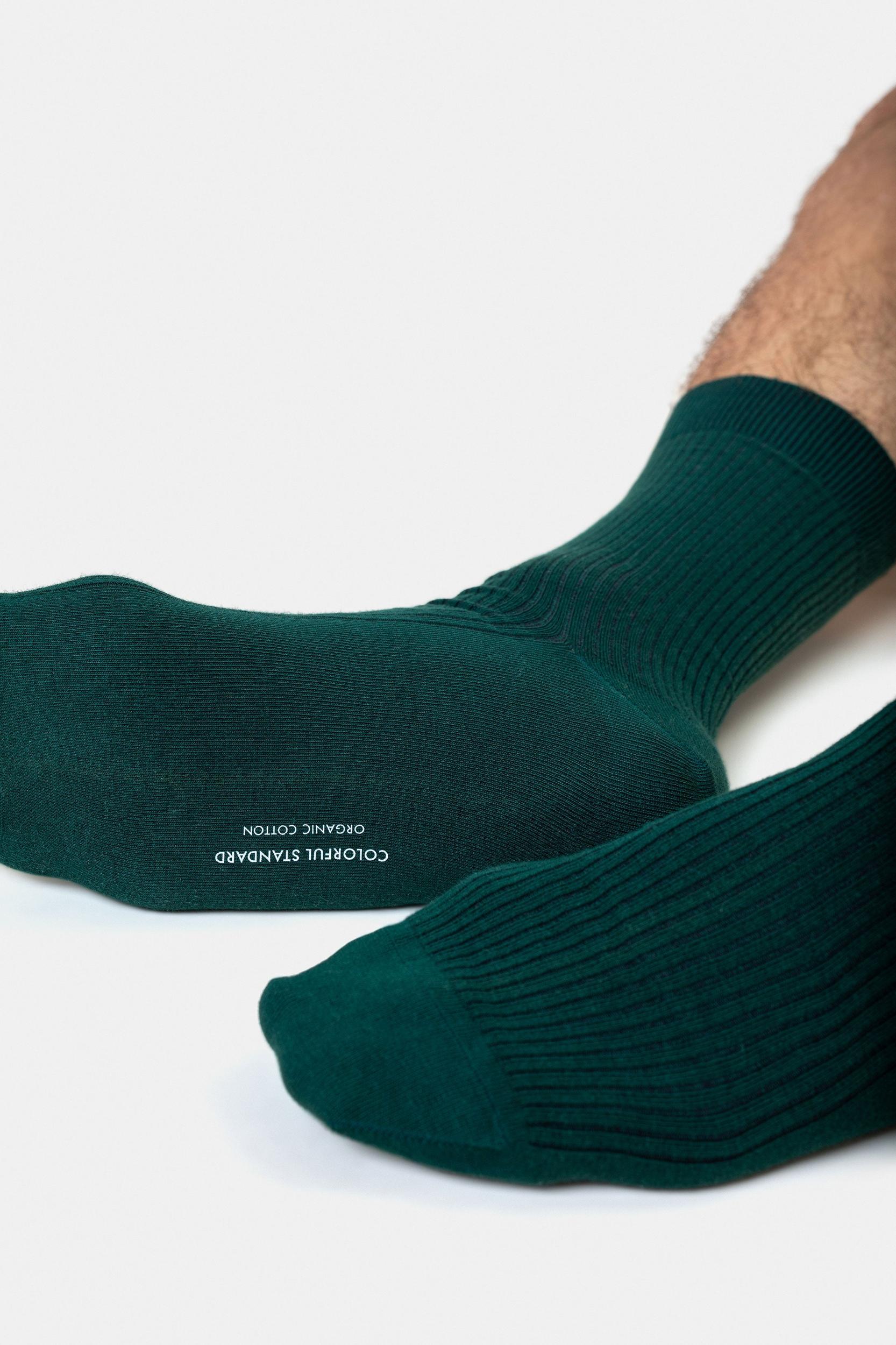 Merino Wool Blend Sock - Navy Blue Product Image
