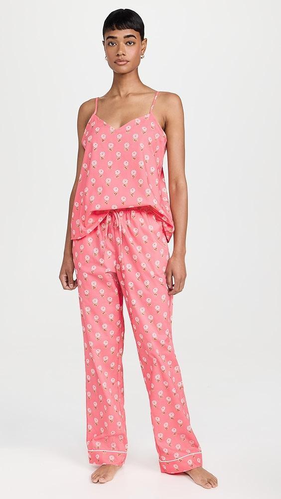 BedHead PJs Cotton Poplin Cami Long PJ Set | Shopbop Product Image