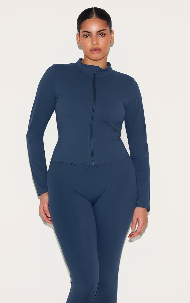 Midnight Blue Sculpt Jacket Product Image