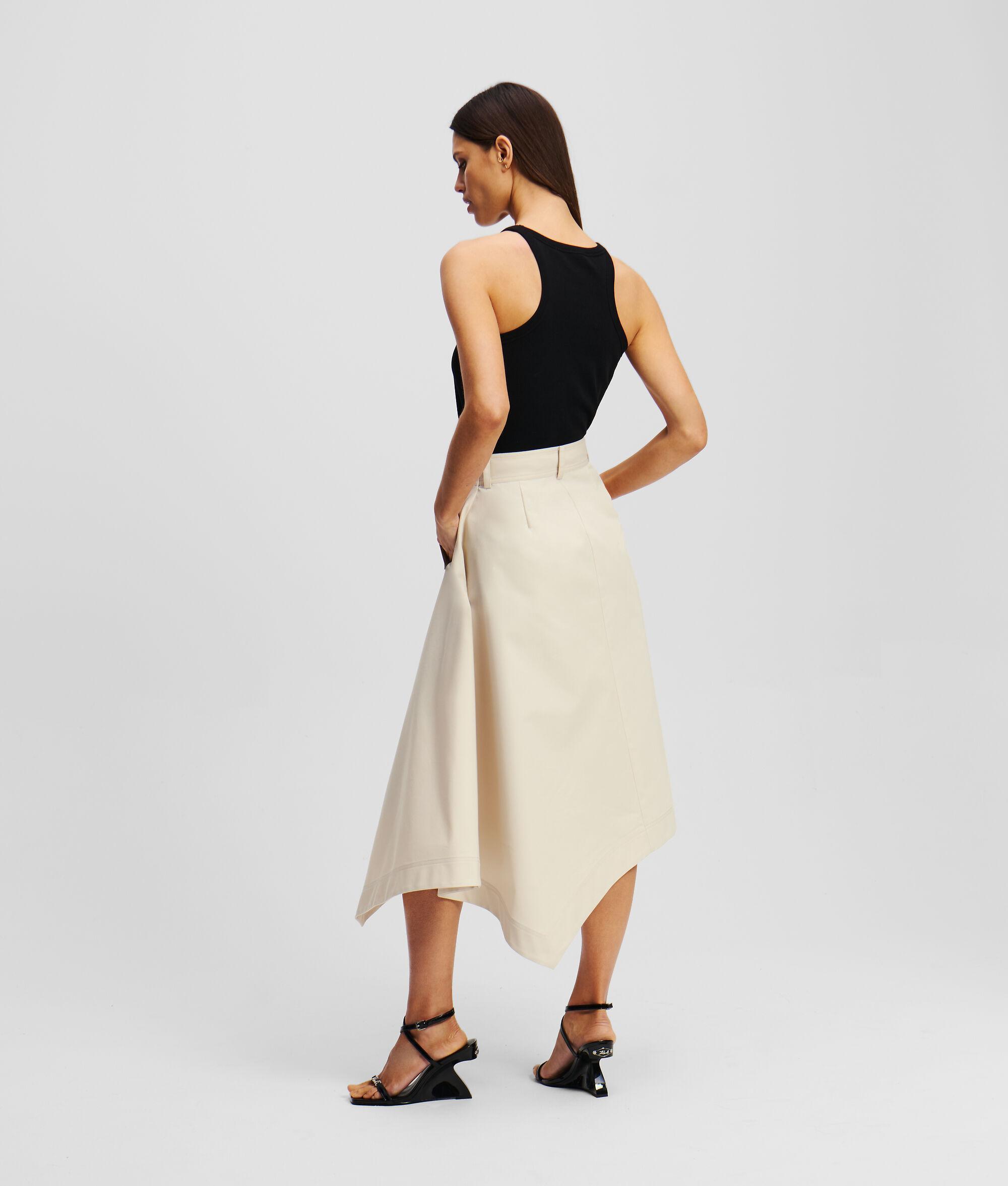 COTTON TWILL TRENCH SKIRT Product Image