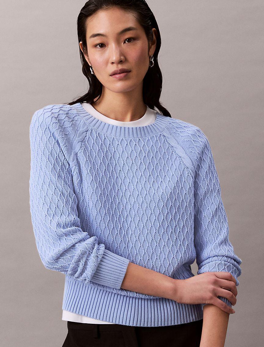 Cable Knit Classic Sweater Product Image