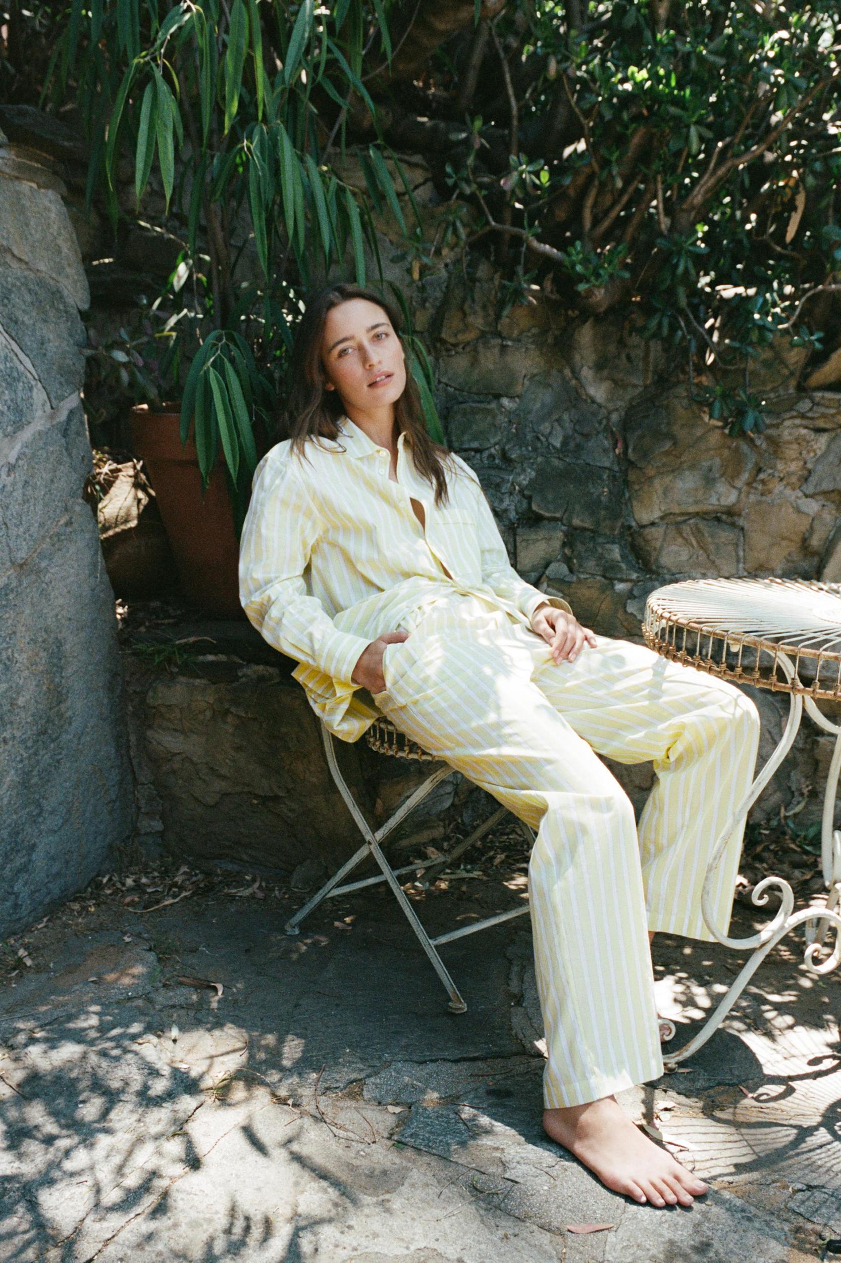 STRIPED PAJAMA PANTS Product Image