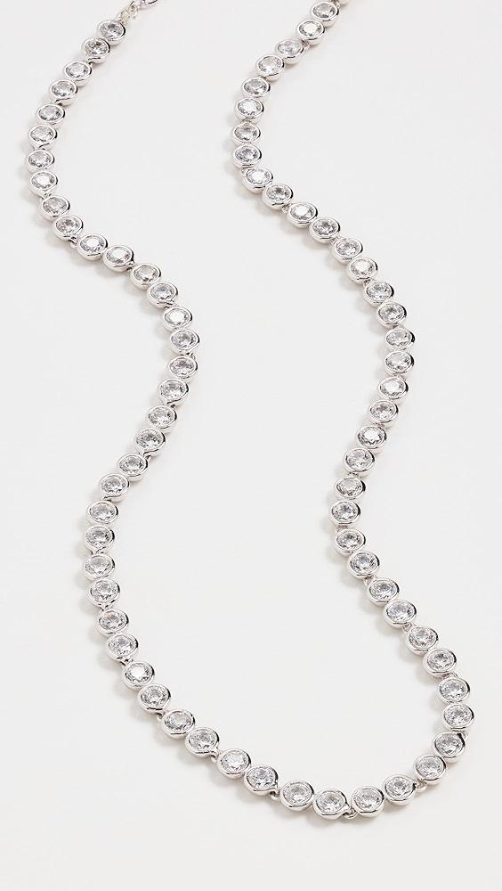 SHASHI Bezel Tennis Necklace | Shopbop Product Image