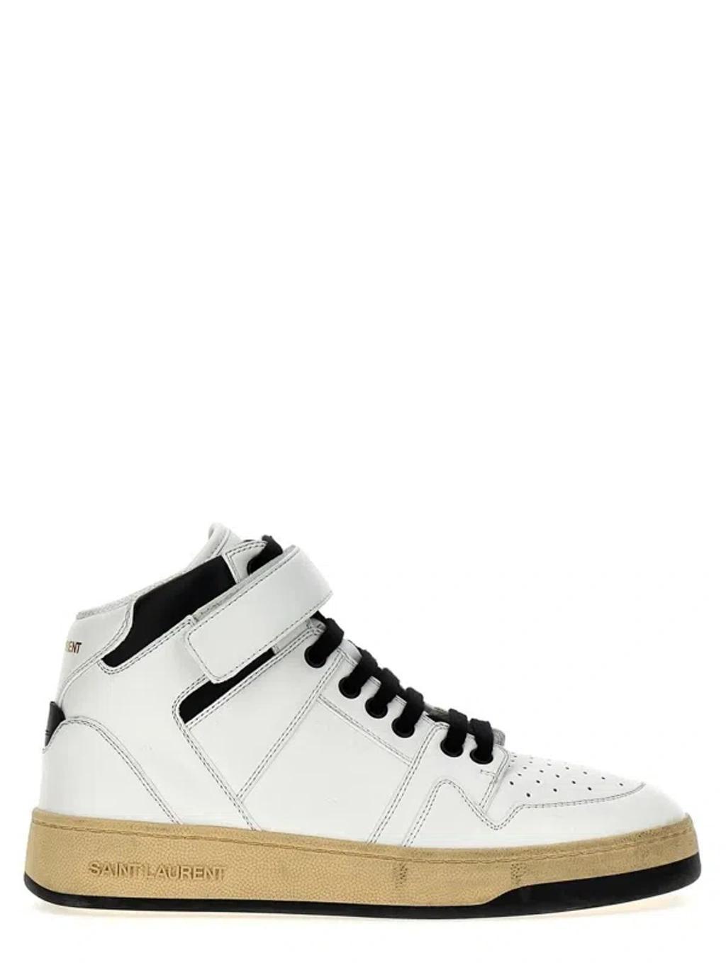 SAINT LAURENT Men's Lax Mid Top Sneaker Greenwich In Multicolor Product Image