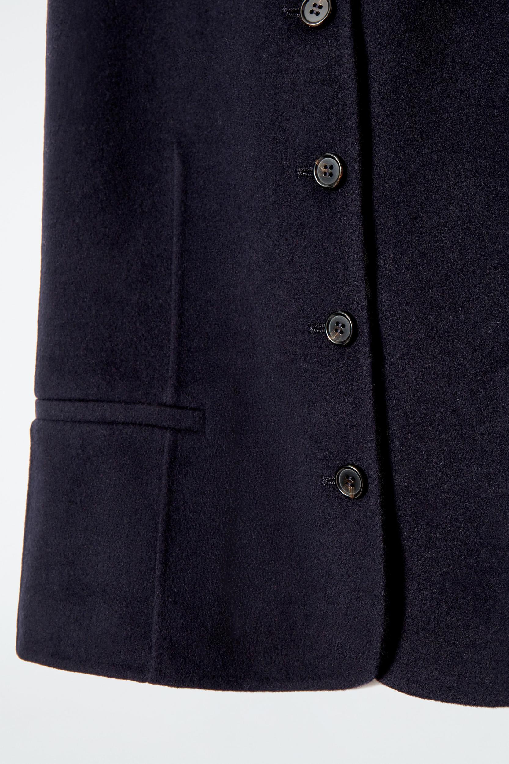 DOUBLE-FACED WOOL VEST Product Image