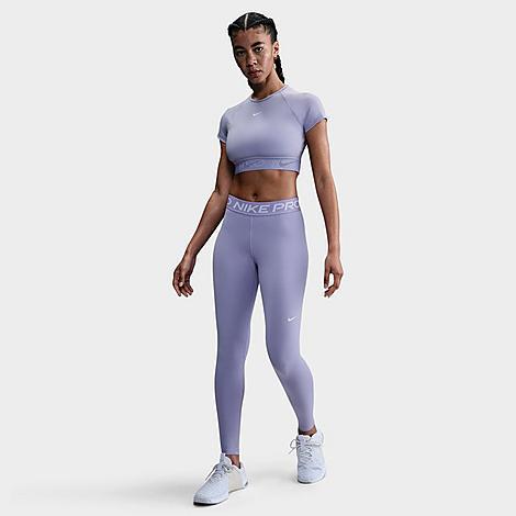 Womens Nike Pro 365 High-Waisted 7/8 Mesh Panel Leggings Product Image