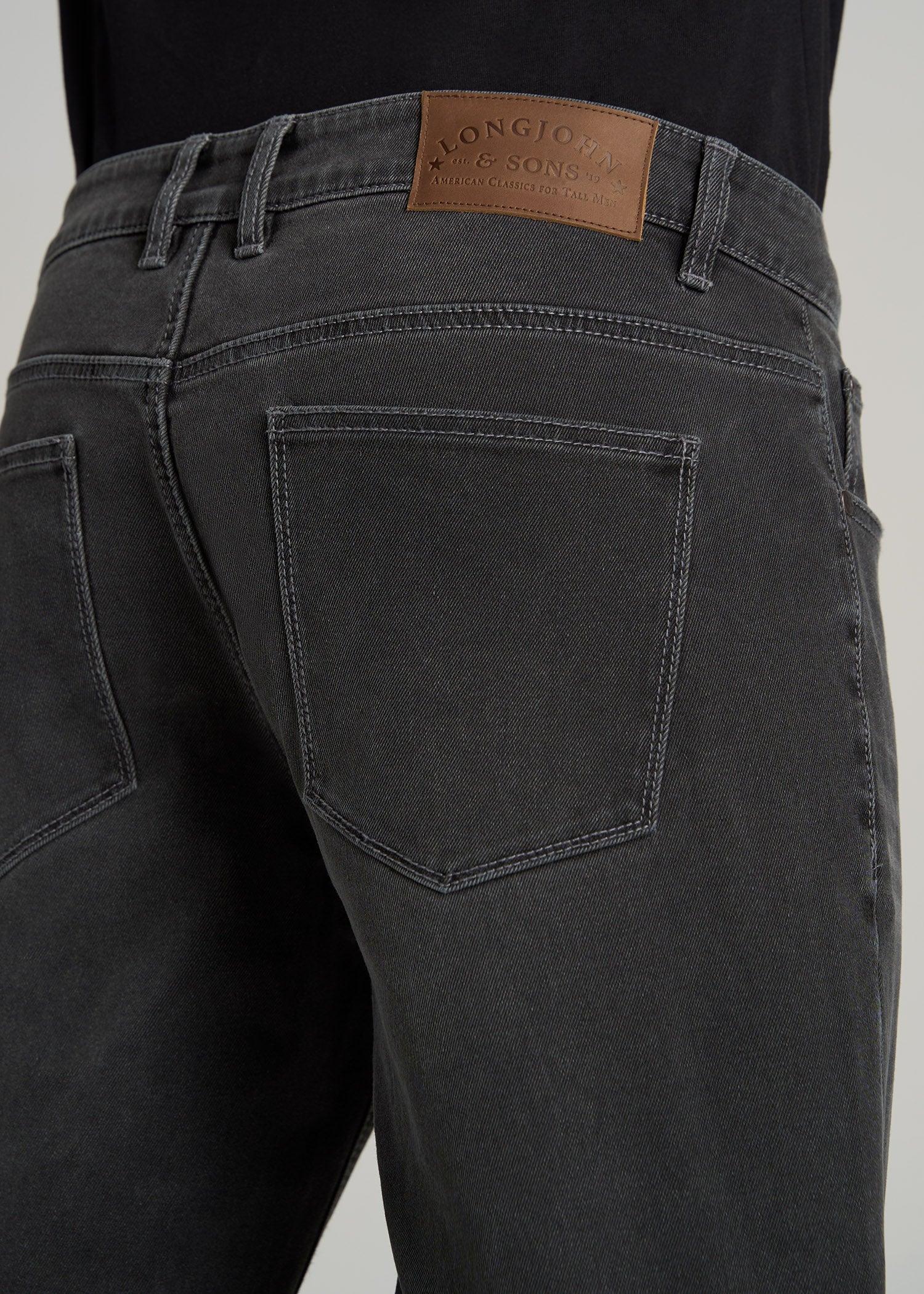 LJ&S TAPERED Jeans for Tall Men in Industrial Grey Male Product Image