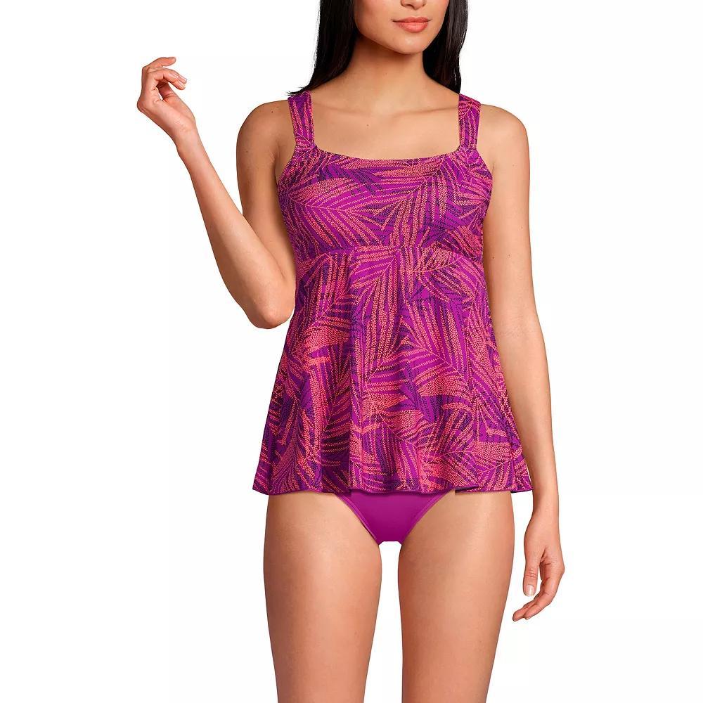 Women's Lands' End Flutter Empire UPF 50 Tankini Swimsuit Top,  Product Image