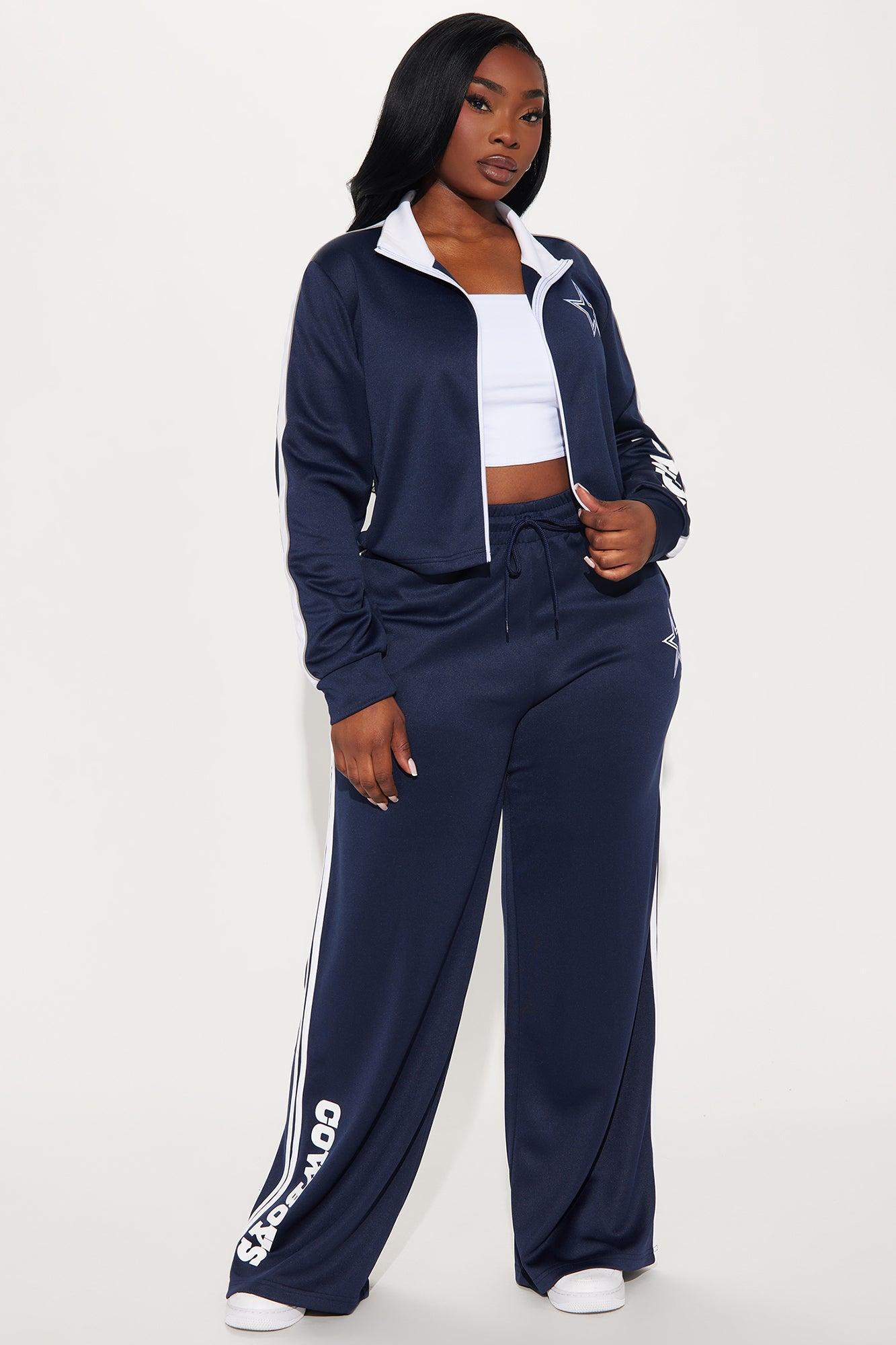 Cowboys Territory Zip Up Jacket - Navy Product Image