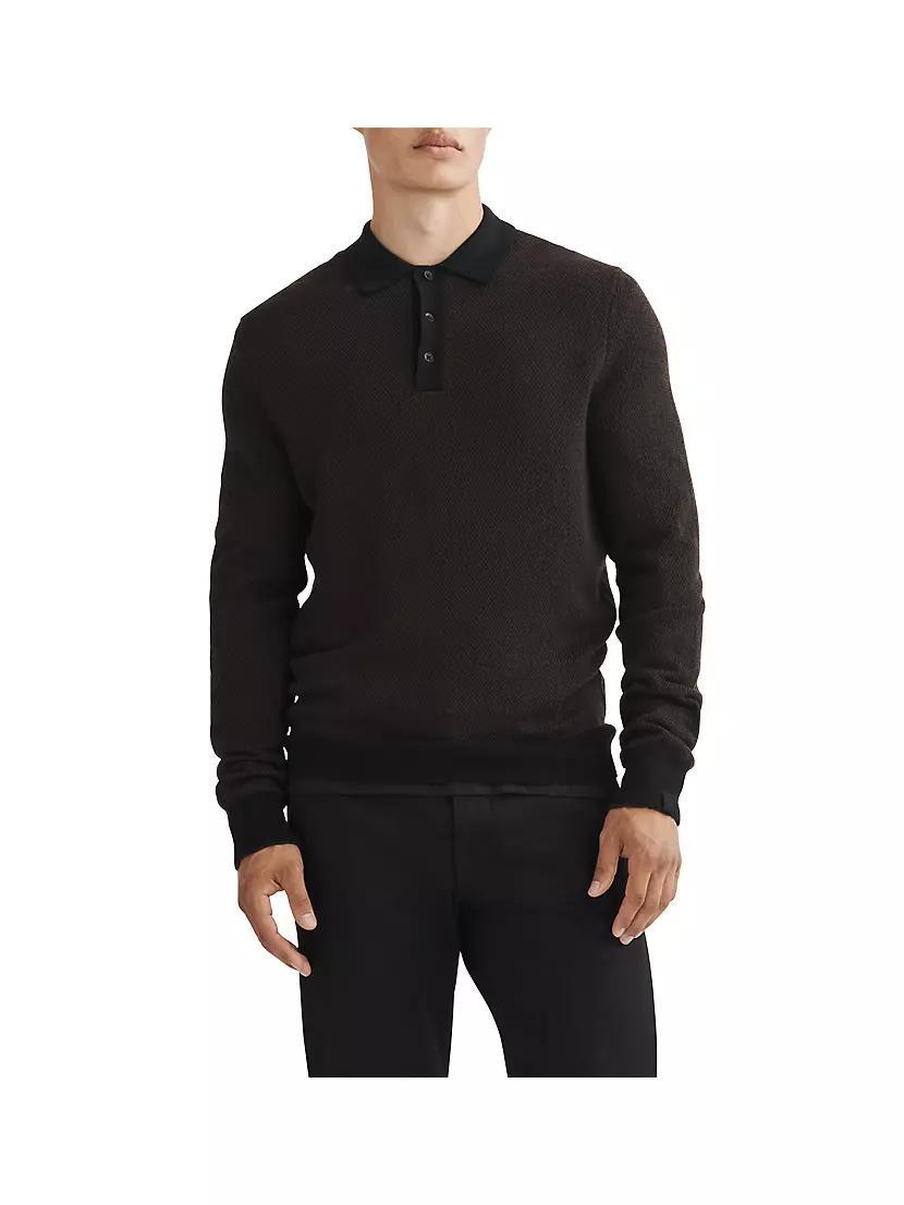 Harrow Long-Sleeve Polo Shirt Product Image