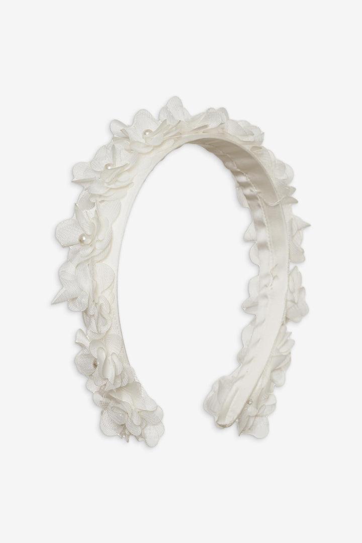 Mckenna Flower Headband — White Product Image