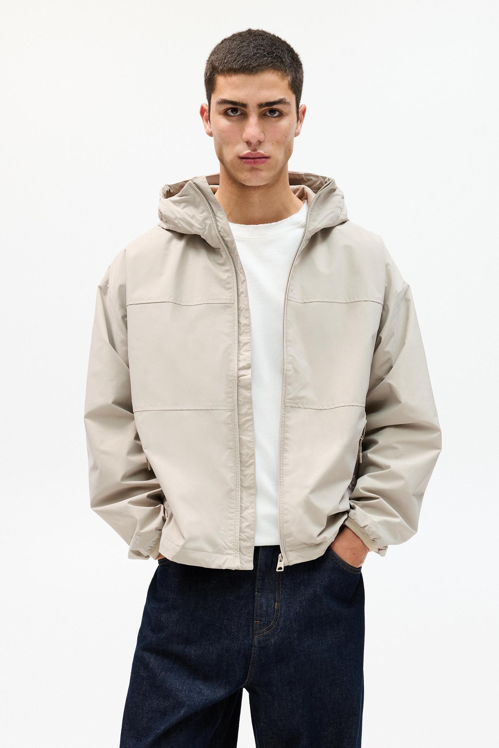 Color block raincoat Product Image