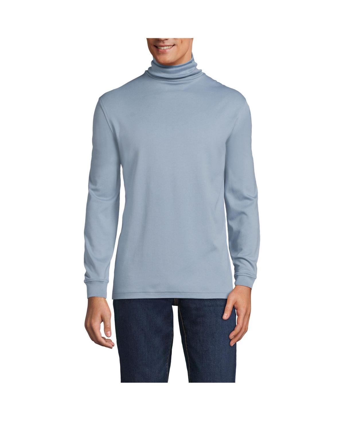 Big & Tall Lands' End Super Soft Supima Turtleneck, Men's, Size: 2XB, Radiant Blue Product Image