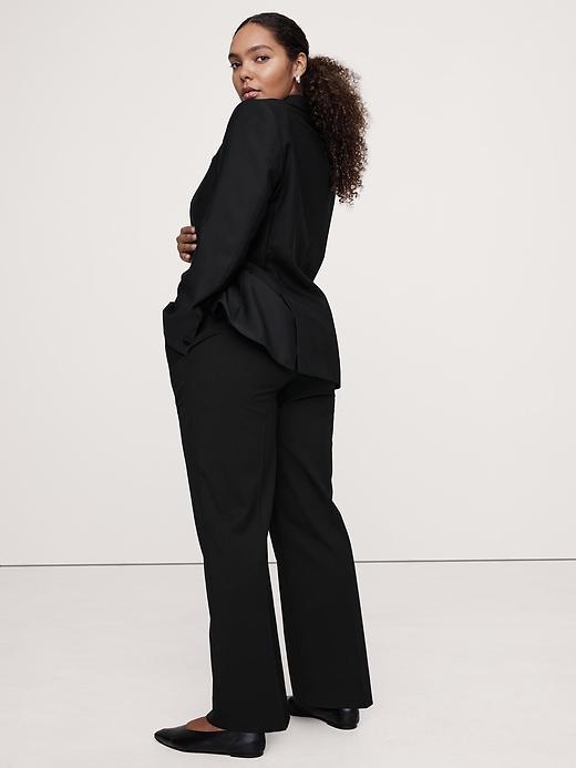 High-Rise Modern Straight Refined Pant Product Image