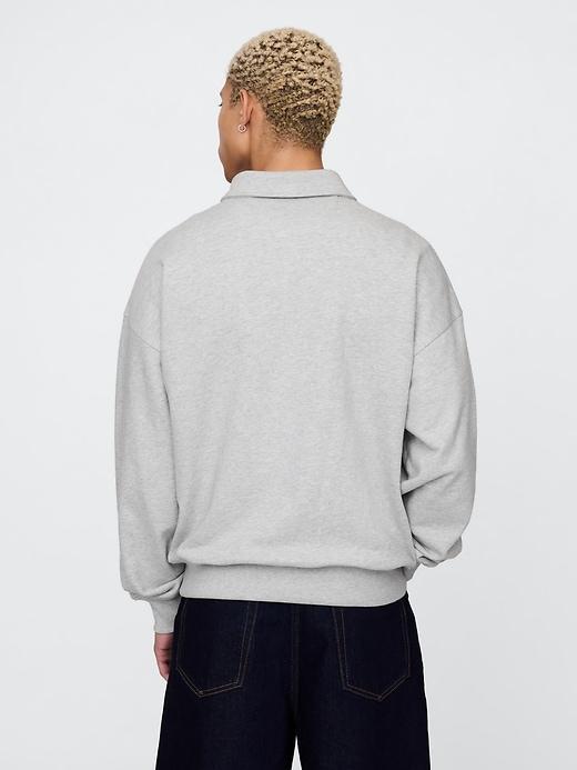 Heavyweight Oversized Quarter-Zip Pullover Product Image