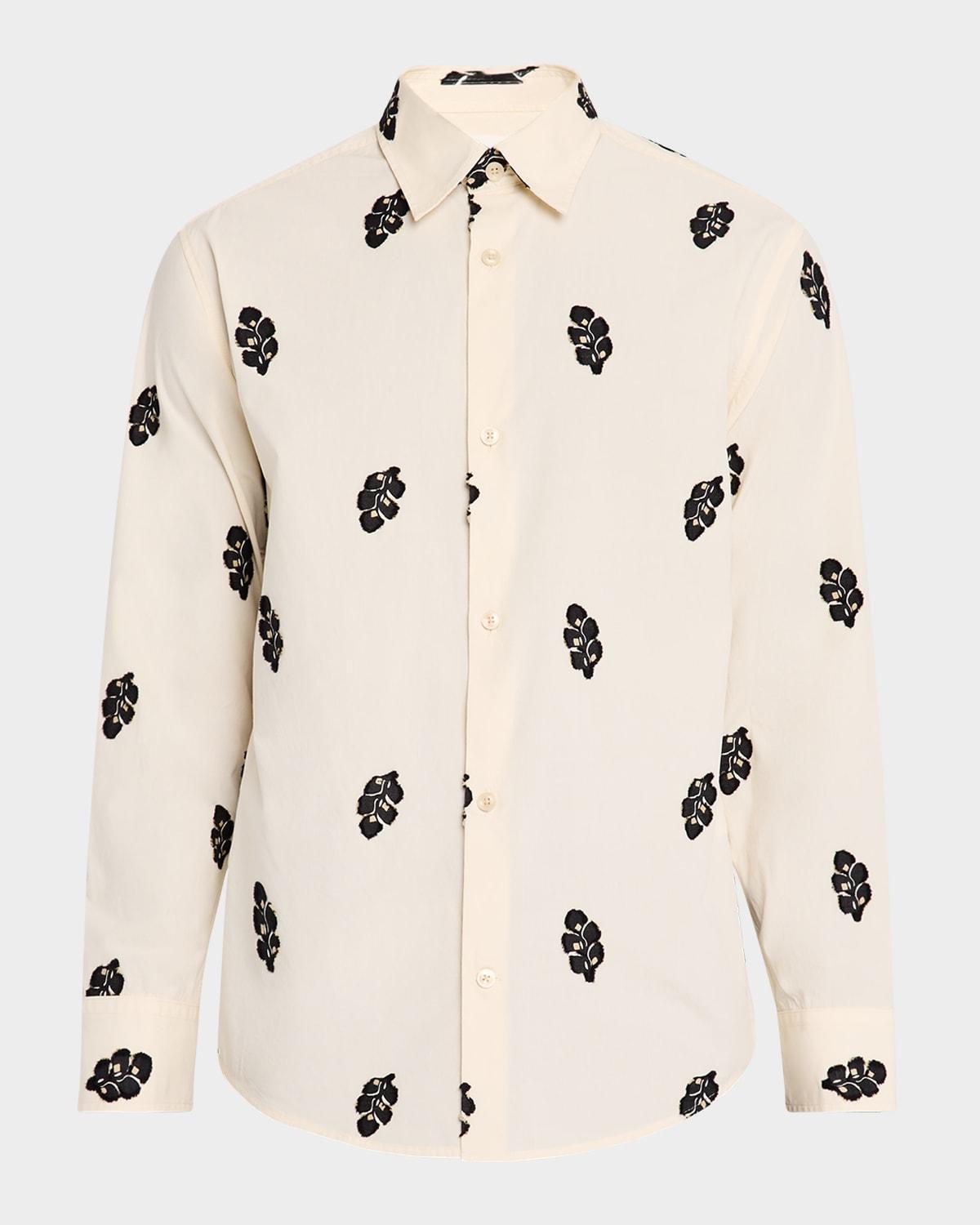 Mens Freddy Jacquard Button-Down Shirt Product Image