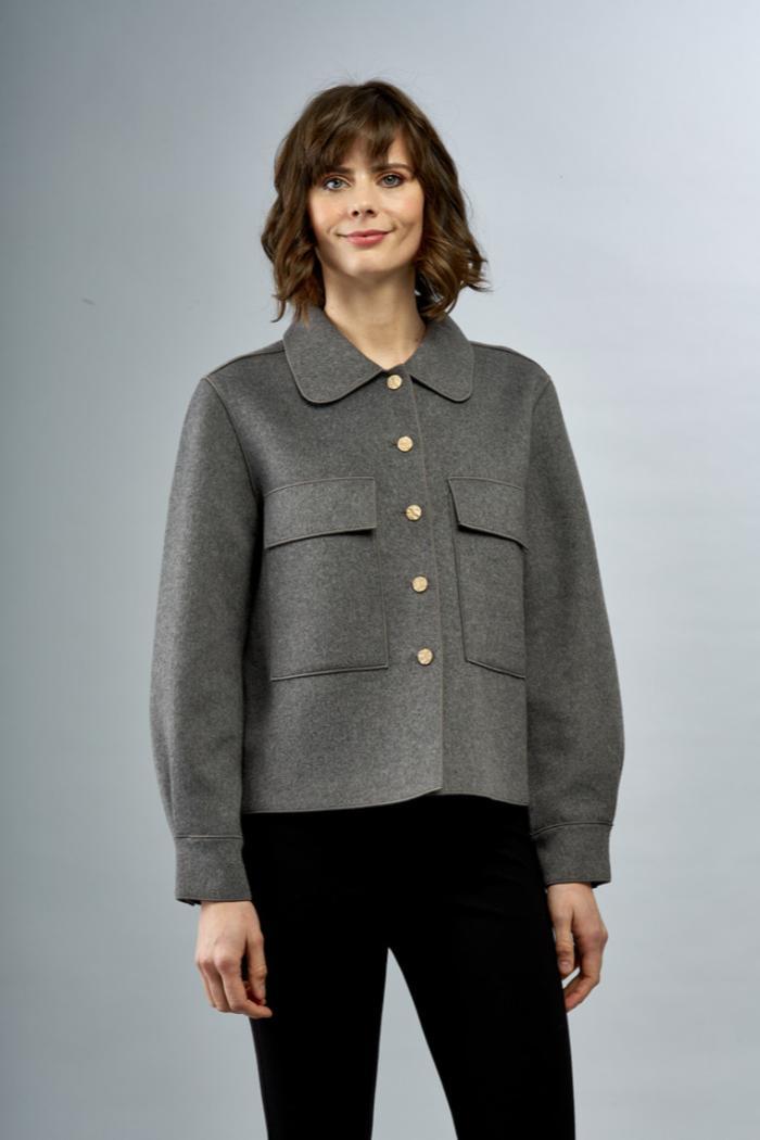 Knit Button Down Jacket Product Image