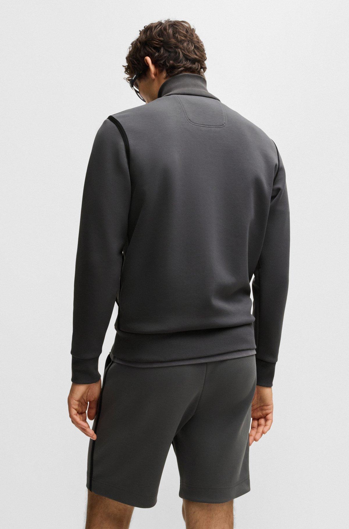 Zip-up sweatshirt with logo artwork Product Image