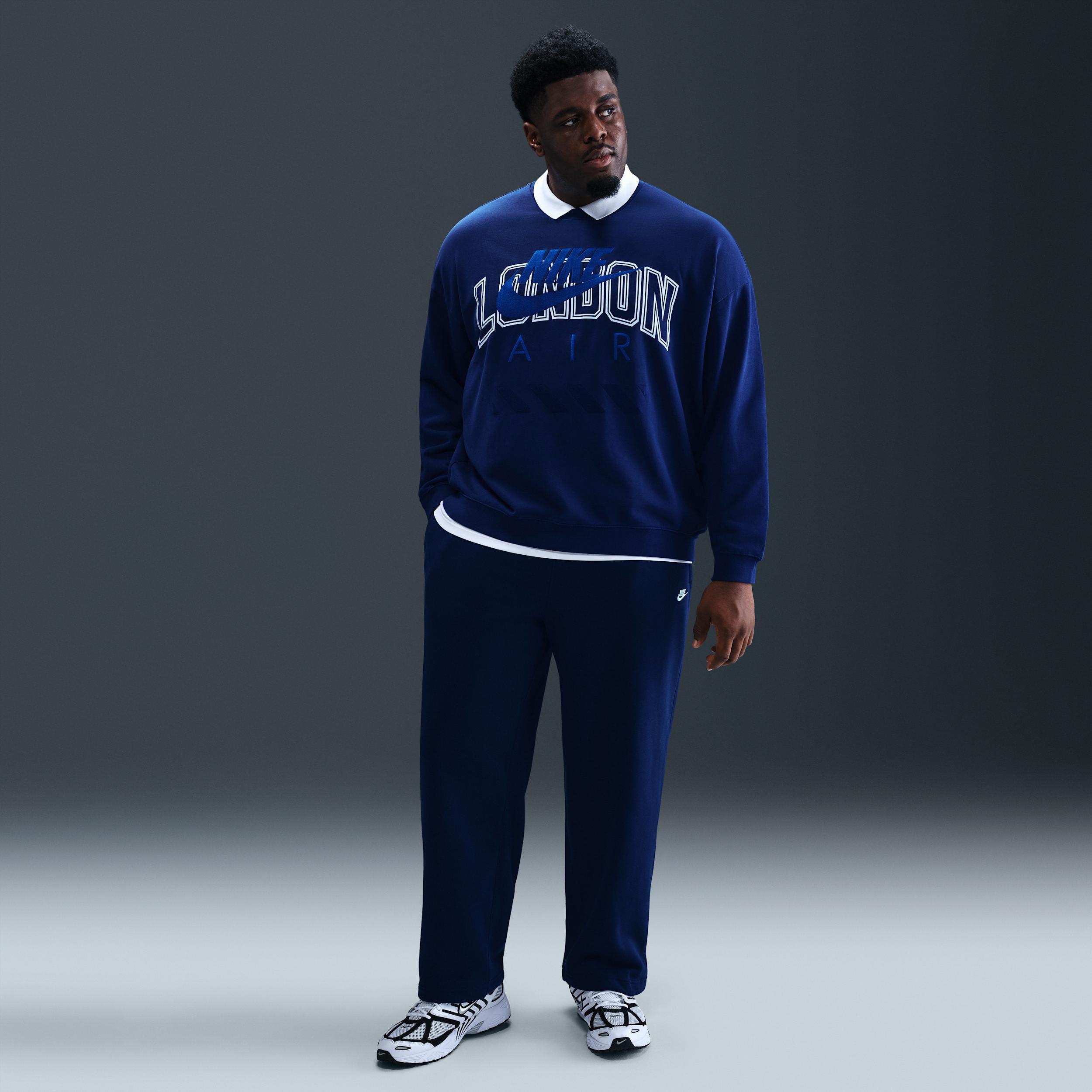 Nike Mens Air London Fleece Crew | HQ1099-492 Product Image