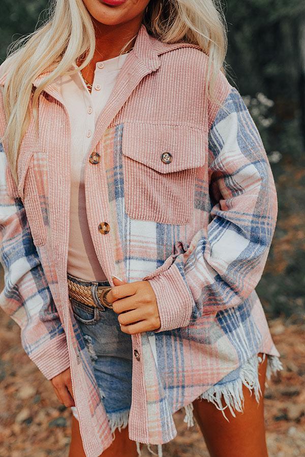 So Plaid You're Mine Jacket Product Image