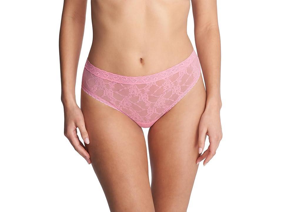 Natori Blisss Allure Lace Thong 3-Pack (Black/Cafe/Rose Beige) Women's Underwear Product Image