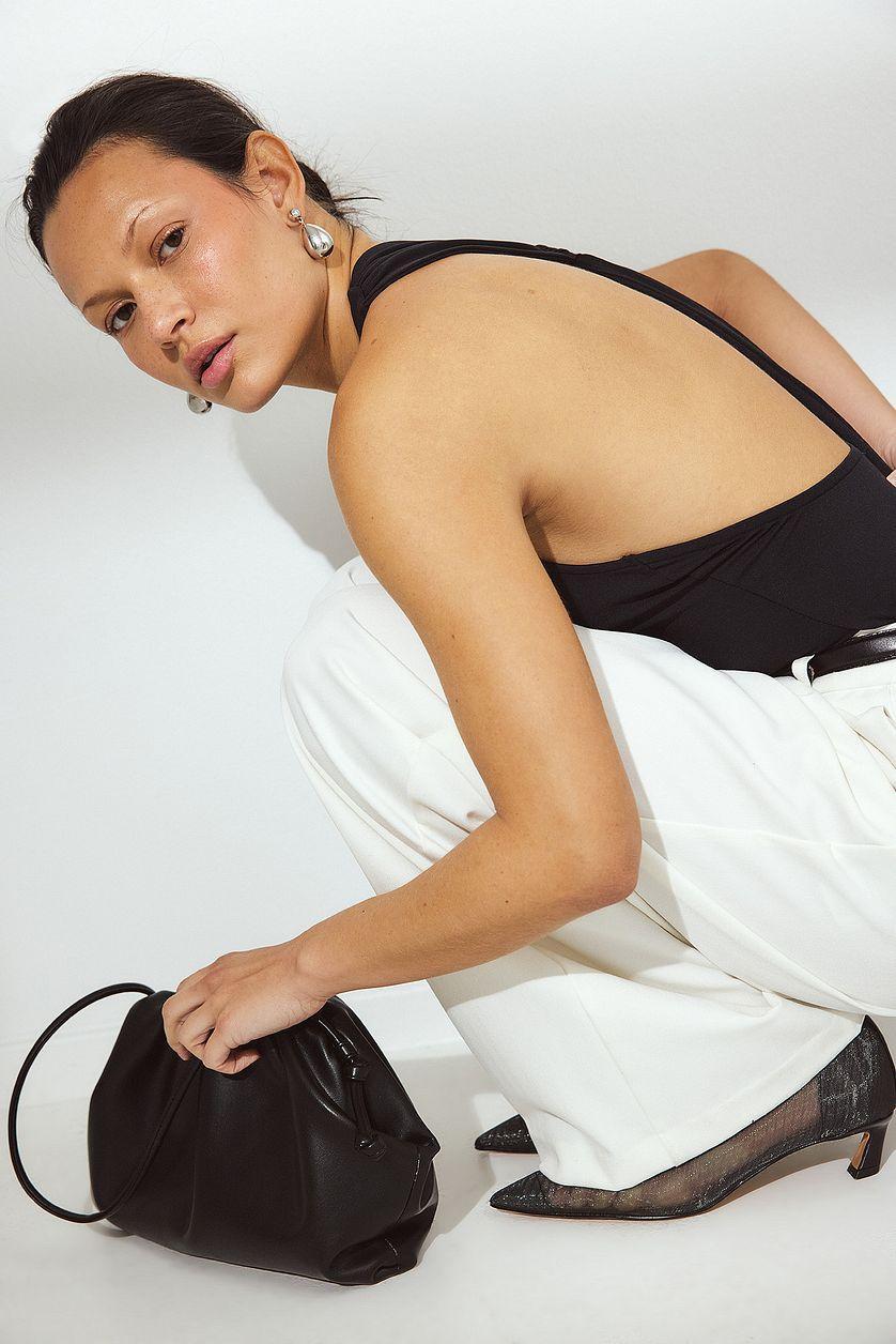 Back Detail Top Burgundy Product Image