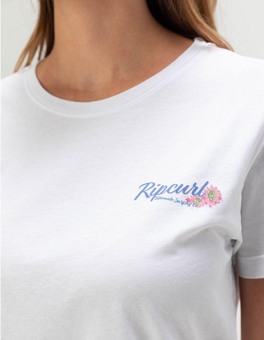 RIP CURL La Joya Womens Standard Tee - WHITE Product Image