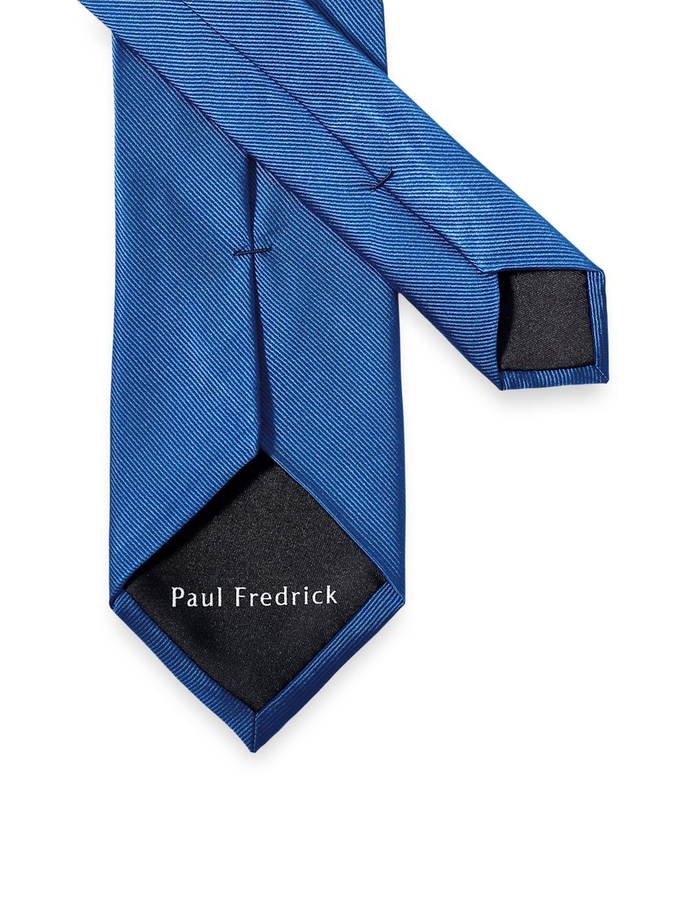 Solid Twill Woven Silk Tie - Pink Product Image