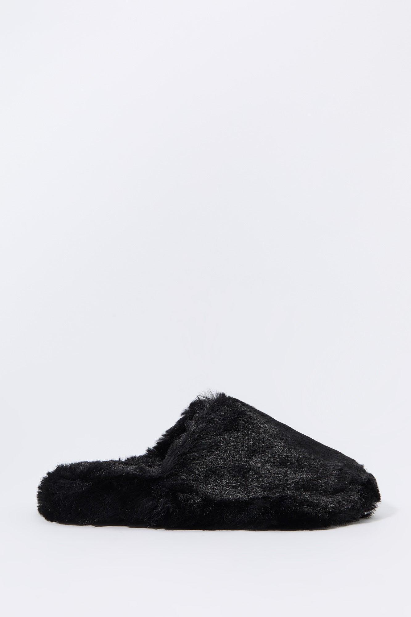 Faux Fur Slippers Female Product Image