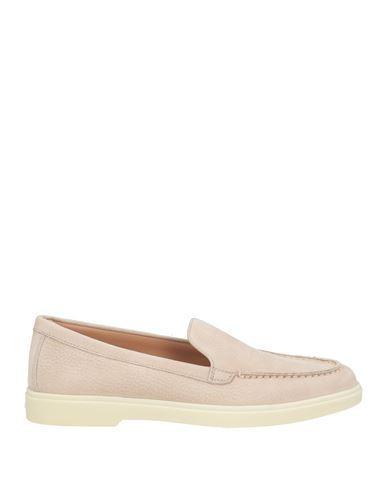 SANTONI Suede Detroit Loafers In Pink Product Image