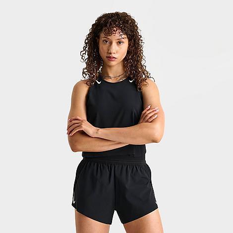 Nike Womens AeroSwift Dri-FIT ADV Cropped Running Tank Top | FN2713-010 Product Image