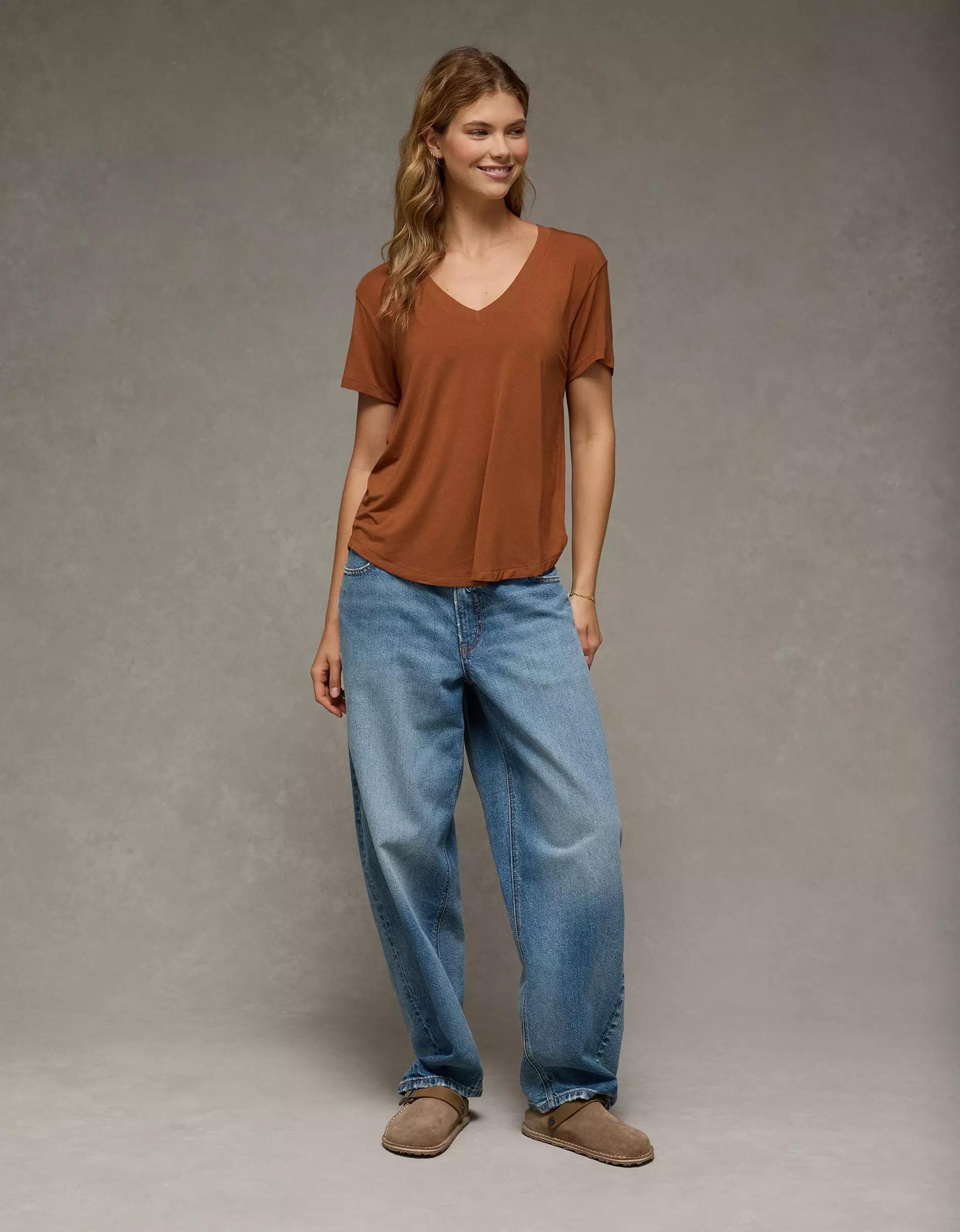 AE Soft & Sexy V-Neck T-Shirt Product Image