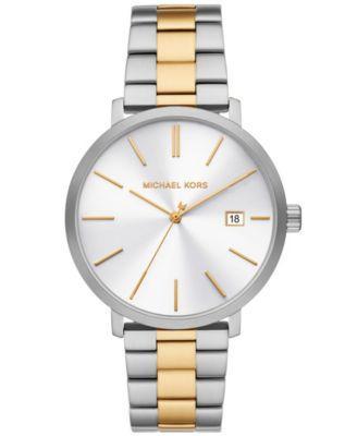 Michael Kors Mens Blake Three-Hand Date Two-Tone Stainless Steel Watch 42mm Product Image