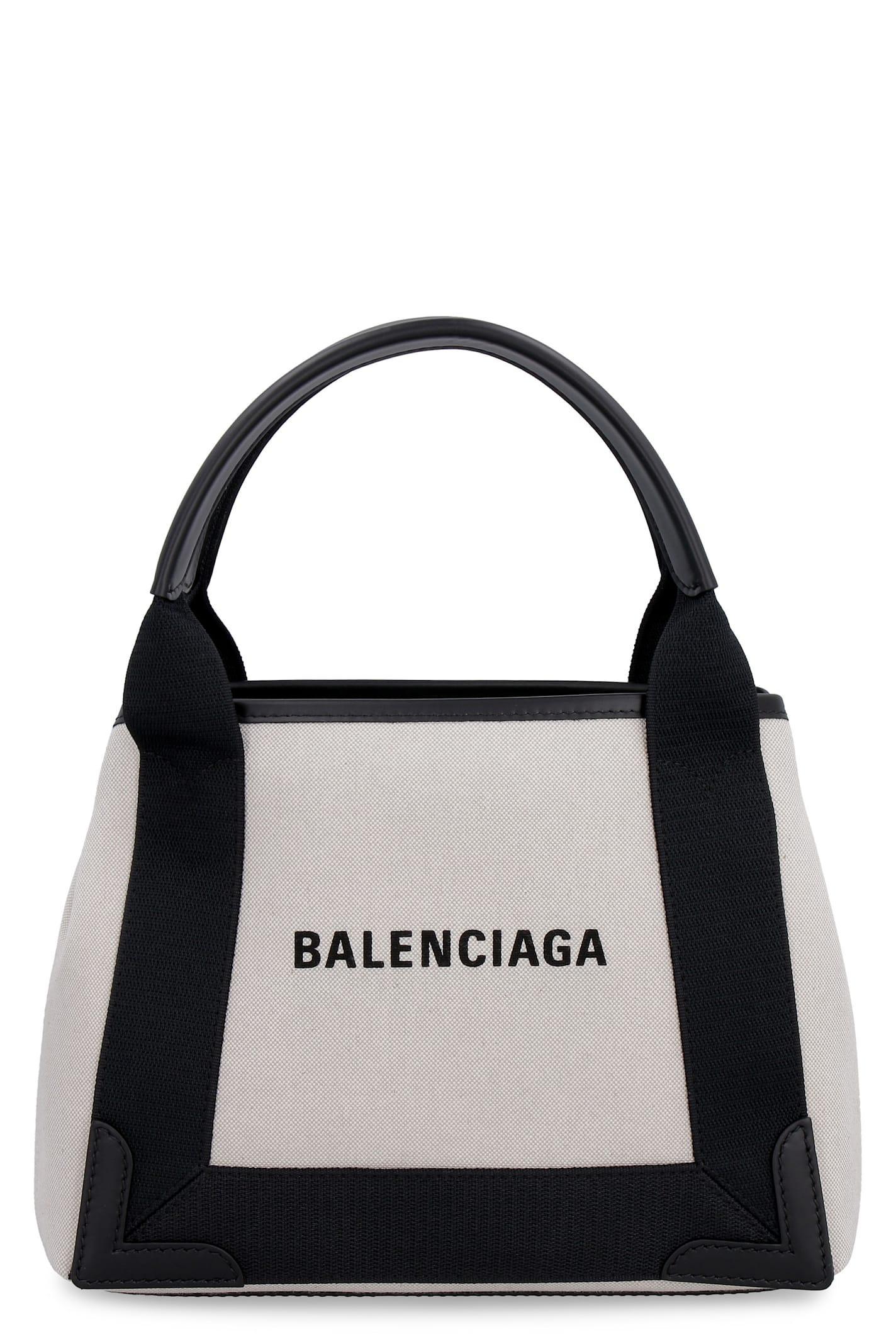 BALENCIAGA Women's Navy Cabas Xs Tote Bag | Size Unica | 3903462hh3n In Multicolour Product Image