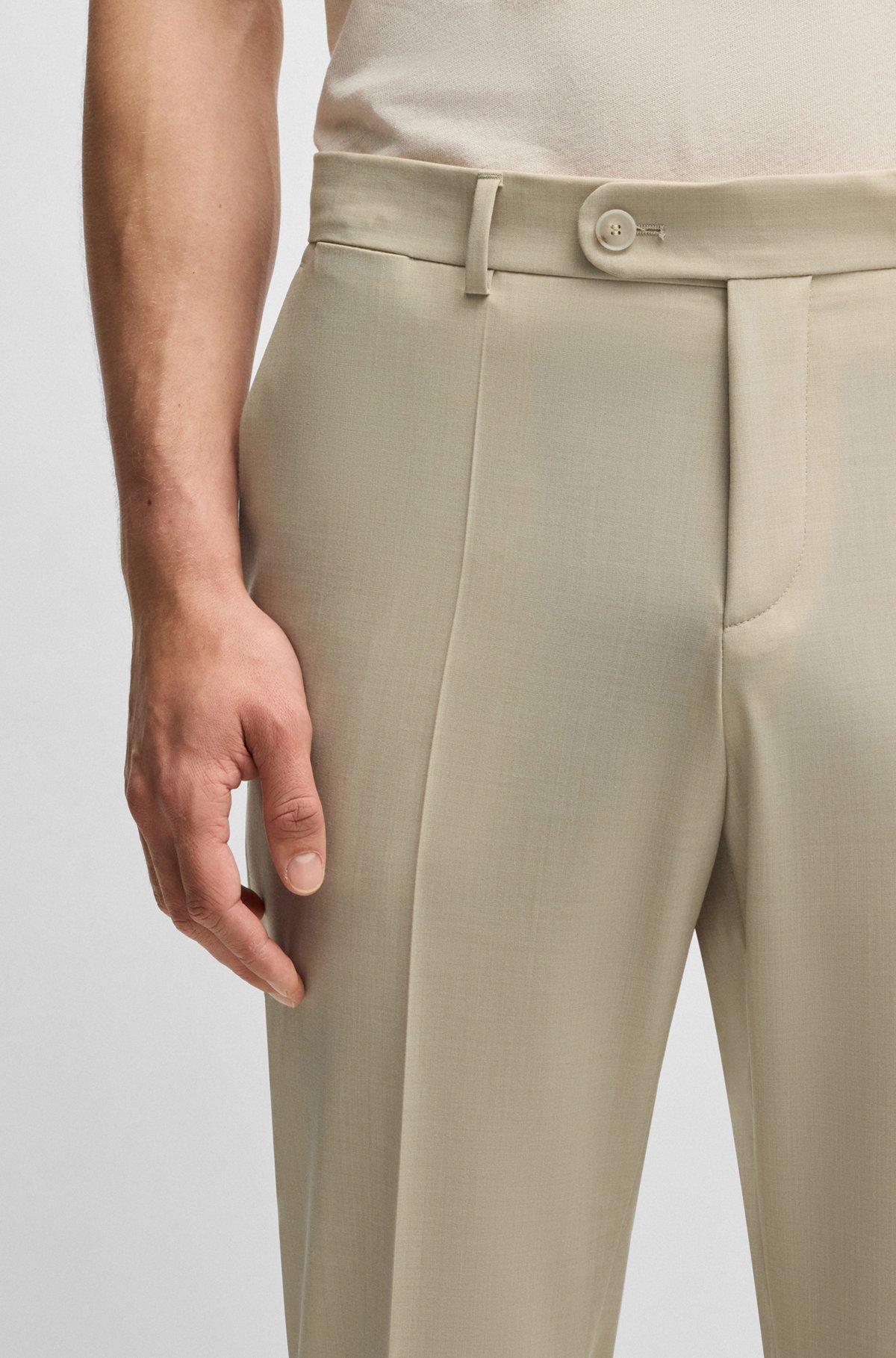 Formal trousers in washable super-flex fabric Product Image