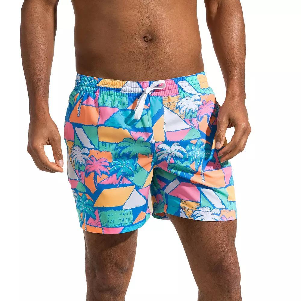 Men's Chubbies 5.5" Swim Trunks, Size: Small, Blue Palm Product Image