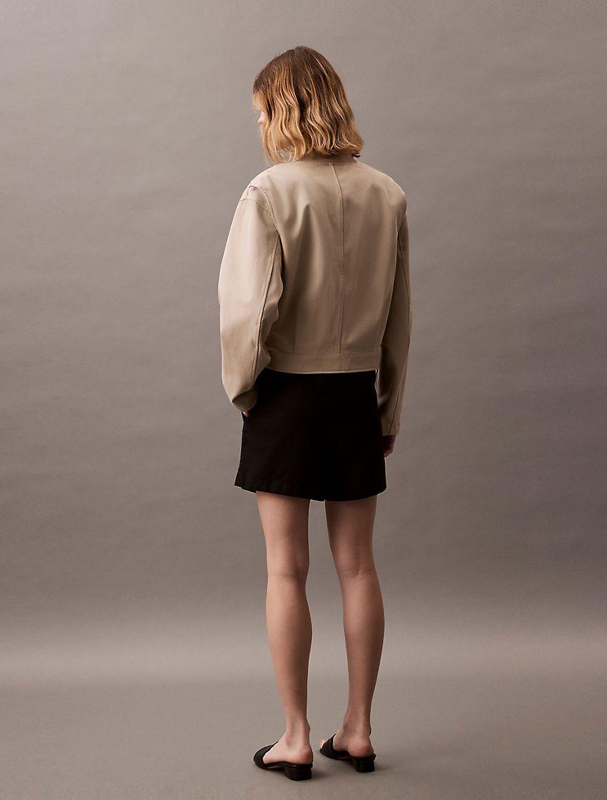 Linen Cotton Pull-On Shorts Product Image