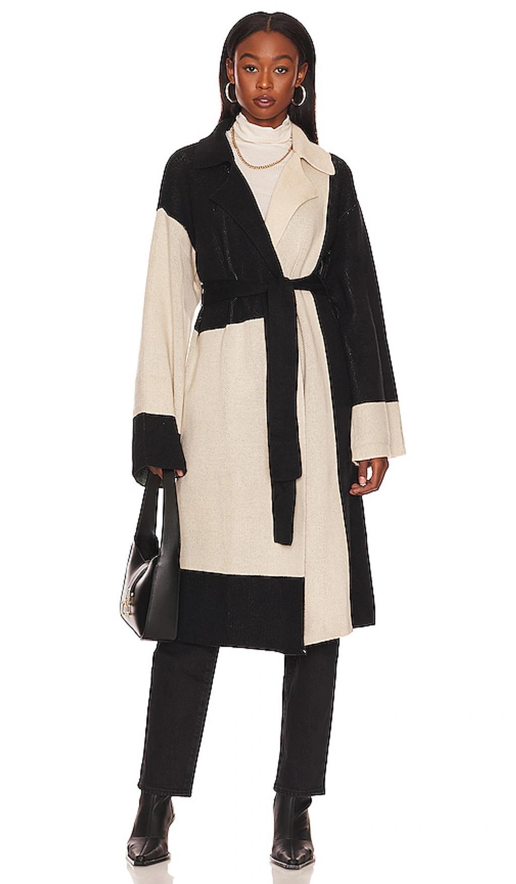 L'Academie Jaren Color Block Long Cardigan Size L, M, XS, XXS. Product Image