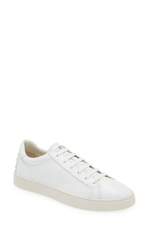 Mens Calfskin Leather Low-Top Sneakers Product Image